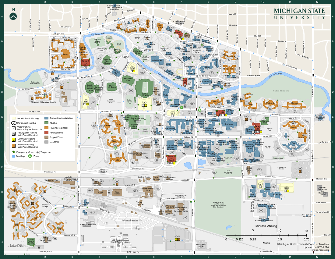 MSU Campus Maps
